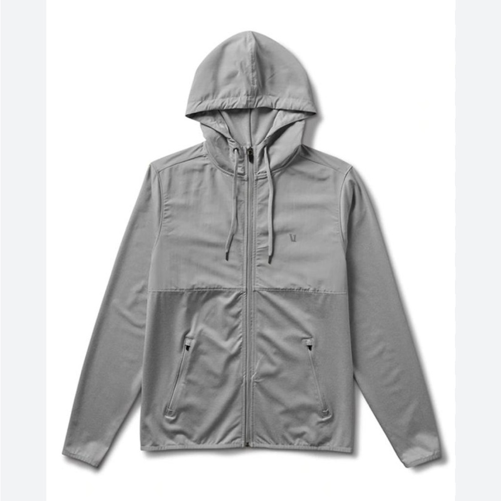 Vuori Men’s Sunday Element Gray Zip Up Jacket